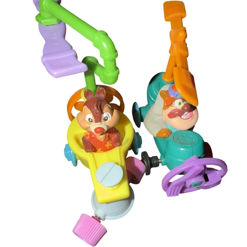 Vintage McDonalds Toys Chip N' Dale Rescue‎ Rangers Lot of 2 Dale and Gadget